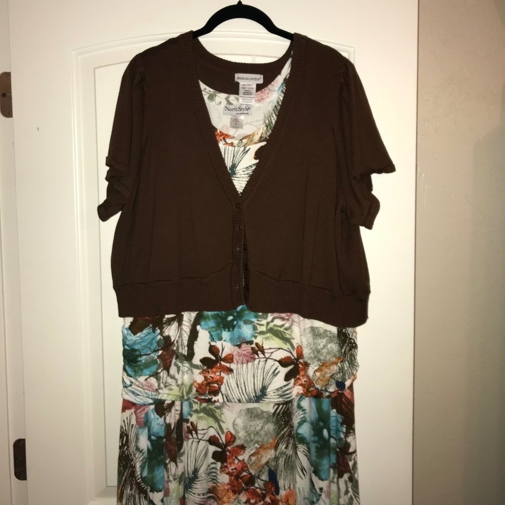 Dress & Cardigan Combo, 26/28